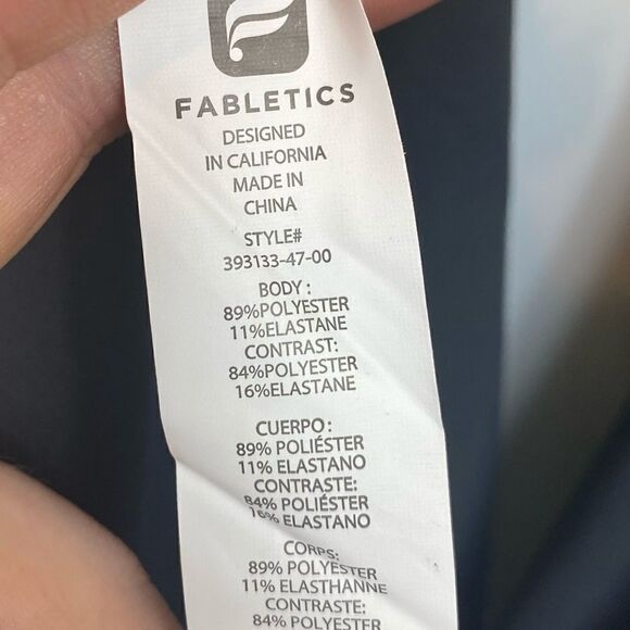 Fabletics Infinity Vinyasa Scarf Grey & Green O/S - Picture 8 of 9